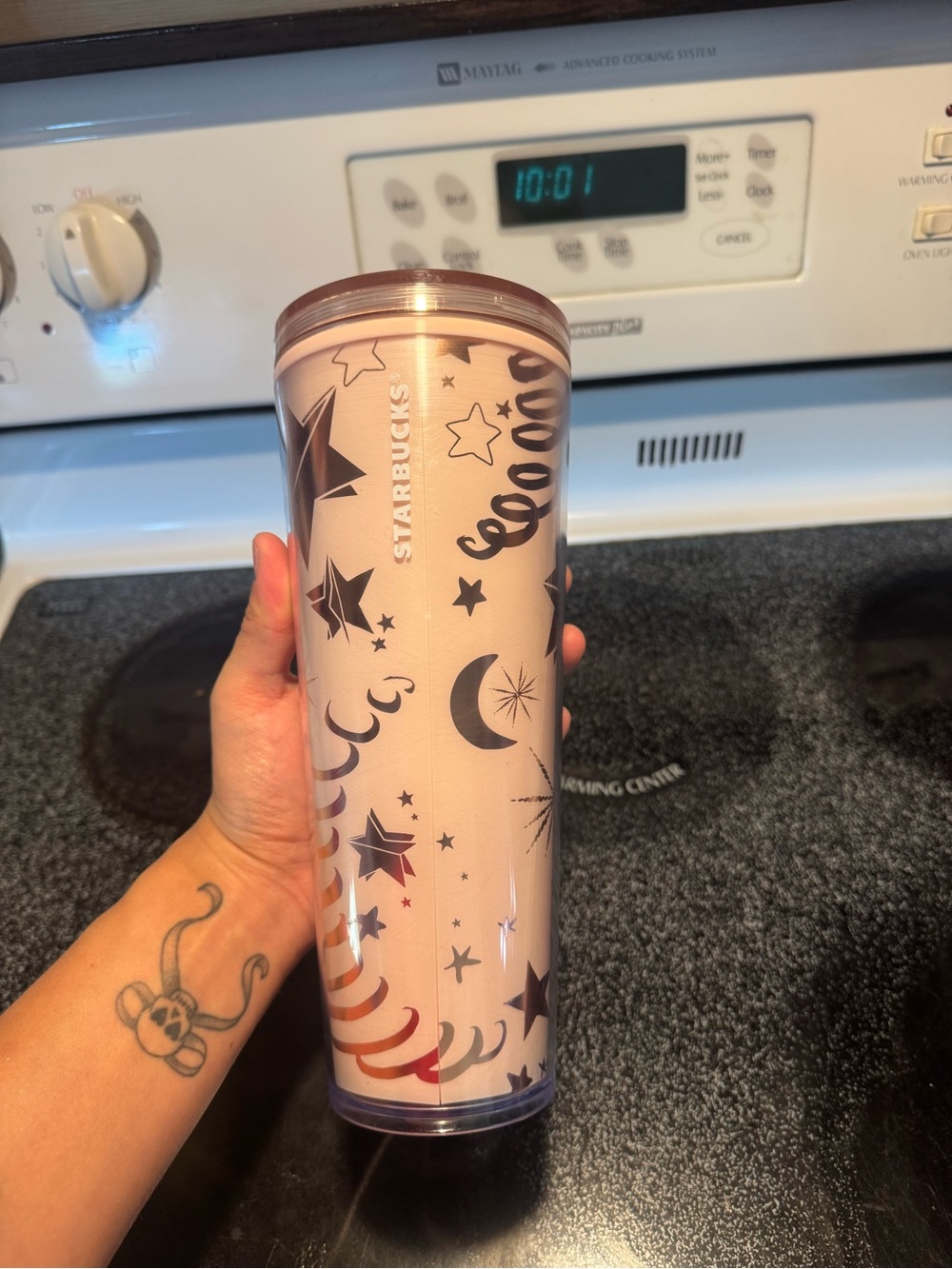 Starbucks moon pink venti trembler cup
